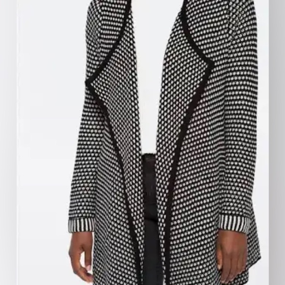 Cotton Emporium Sibora Ling Sleeve Open Cardigan Size Large